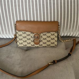 Leather MK wallet/wrist purse